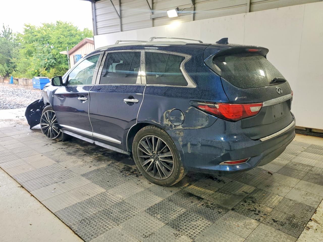 2017 Infiniti Qx60 Base Blue vin: 5N1DL0MM2HC526870