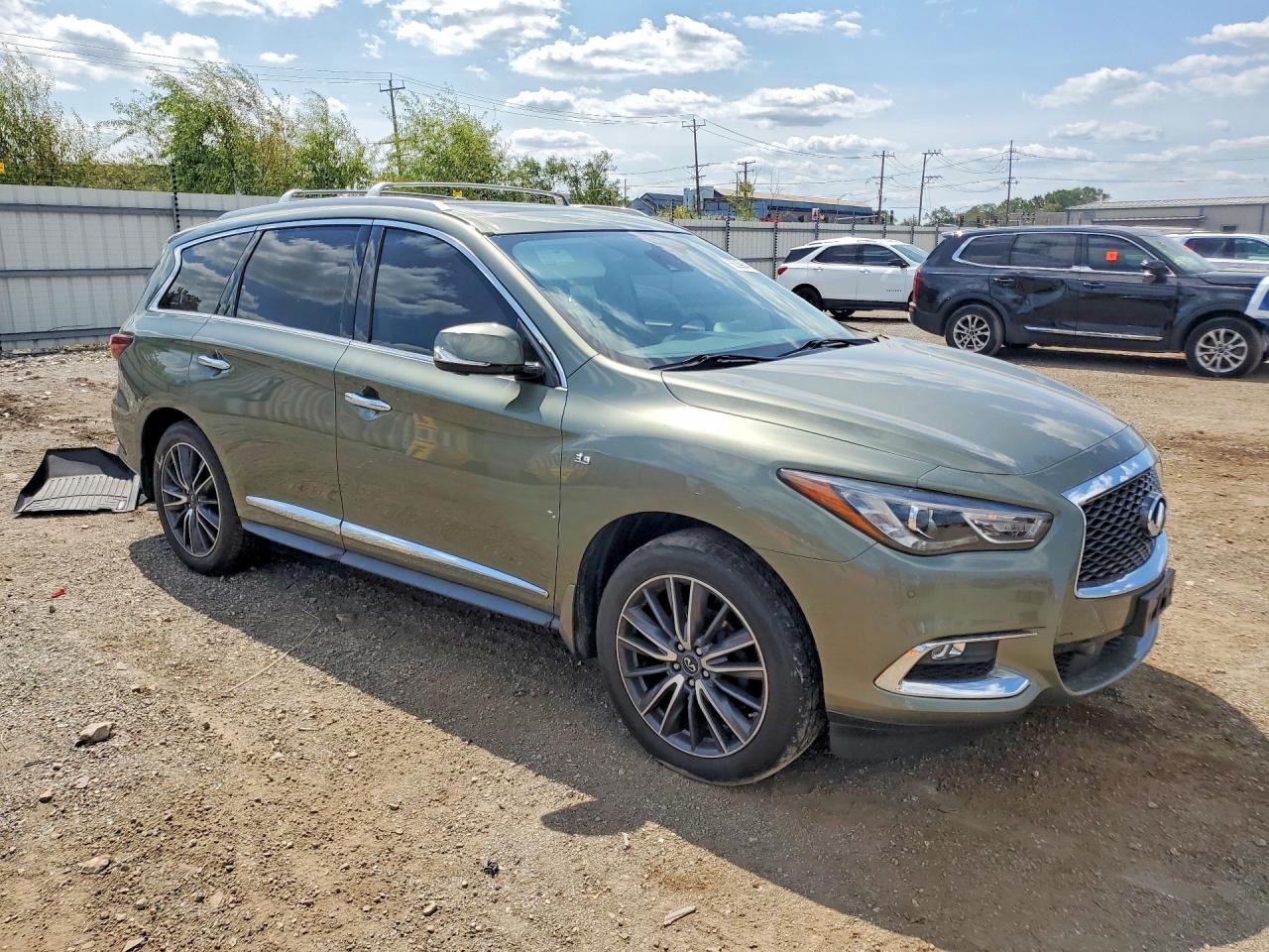 2017 Infiniti Qx60 Base Green vin: 5N1DL0MM2HC542163