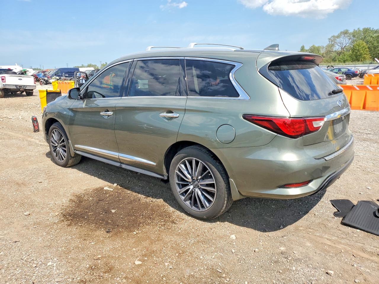 2017 Infiniti Qx60 Base Green vin: 5N1DL0MM2HC542163