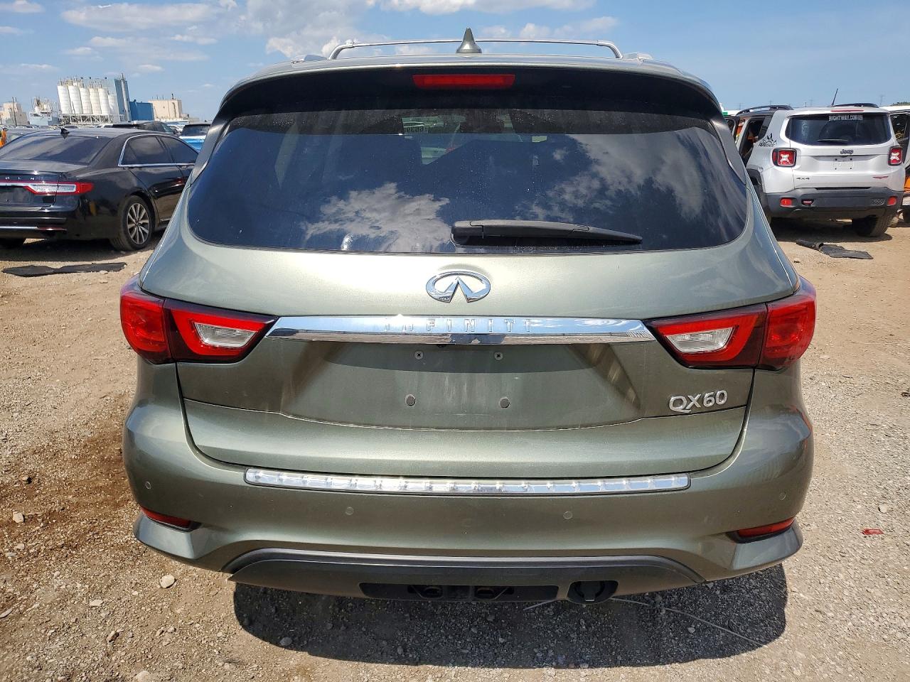 2017 Infiniti Qx60 Base Green vin: 5N1DL0MM2HC542163