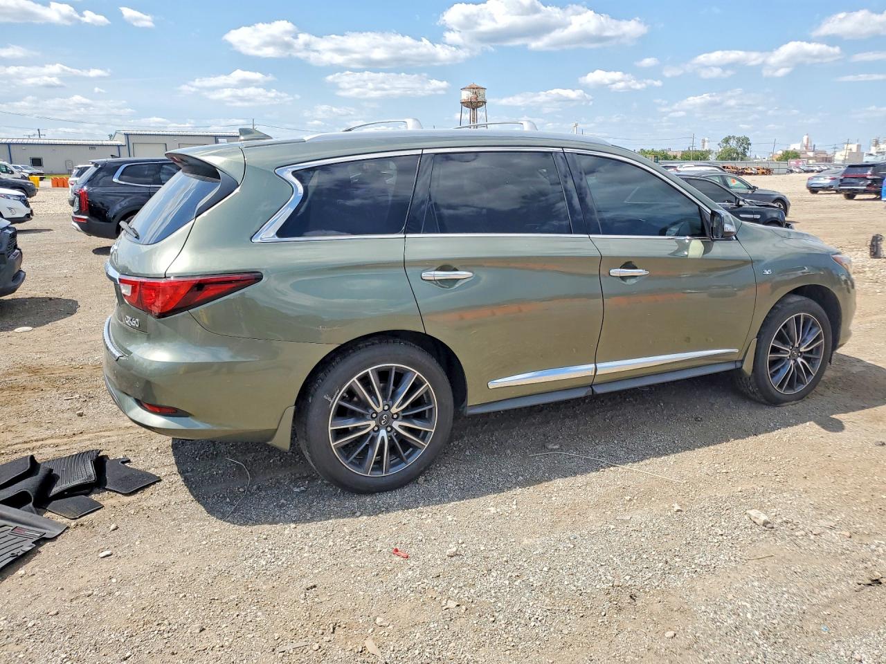 2017 Infiniti Qx60 Base Green vin: 5N1DL0MM2HC542163