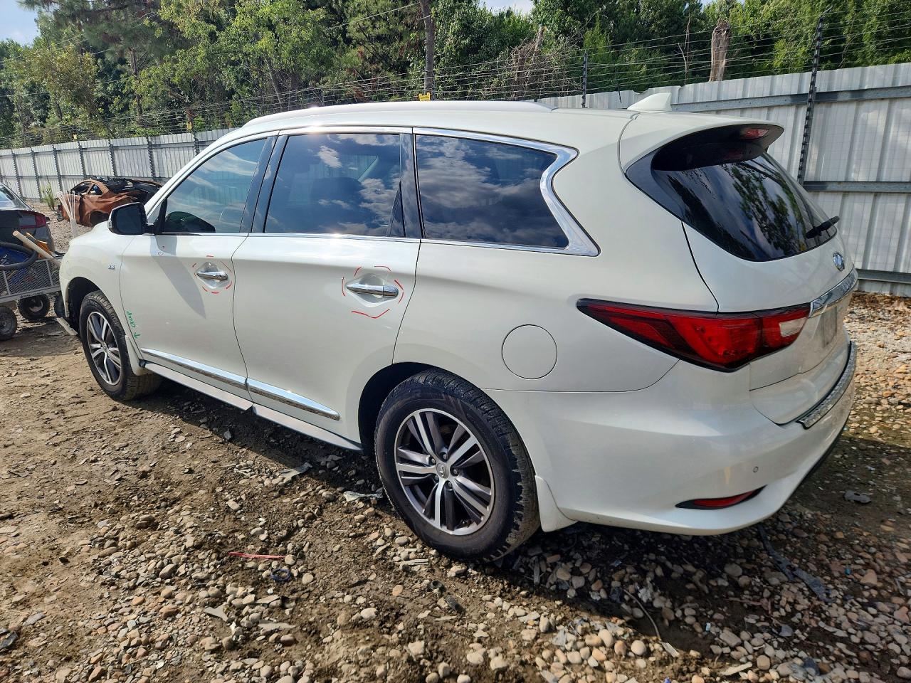 2017 Infiniti Qx60 Base Белый vin: 5N1DL0MM2HC545922