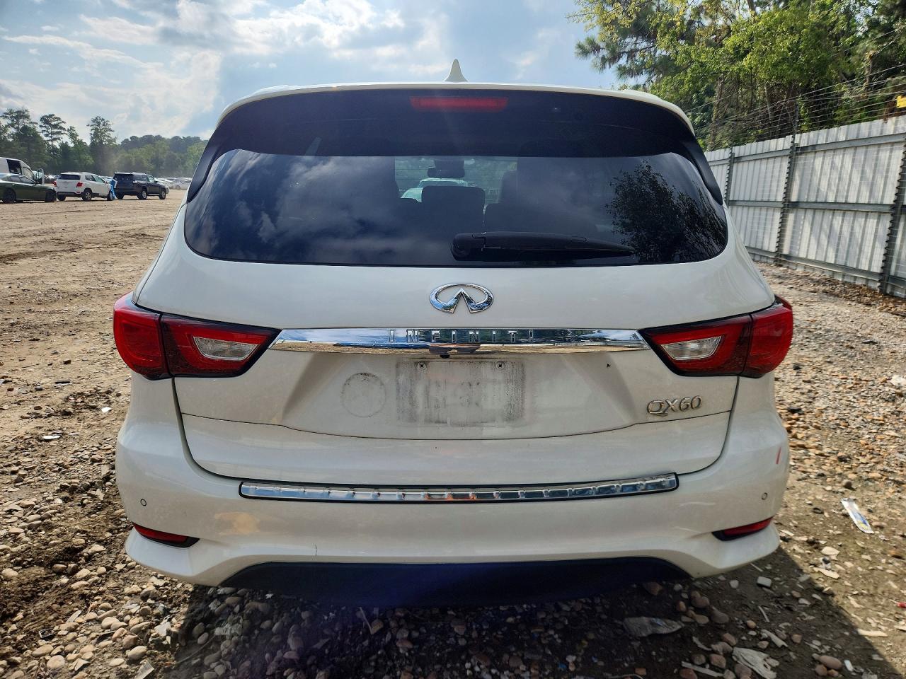 2017 Infiniti Qx60 Base Белый vin: 5N1DL0MM2HC545922
