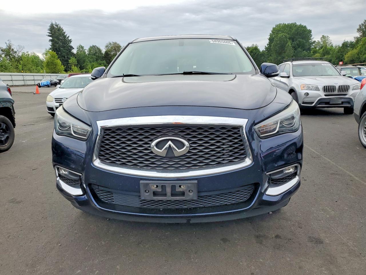 2018 Infiniti Qx60 Base Blue vin: 5N1DL0MM2JC506673