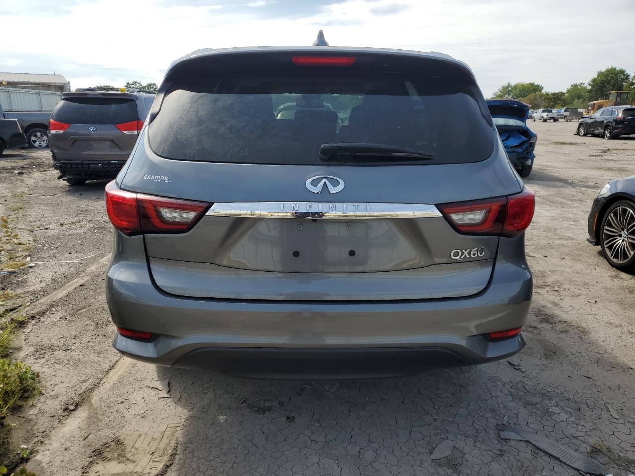 2018 Infiniti Qx60 Gray vin: 5N1DL0MM2JC524820