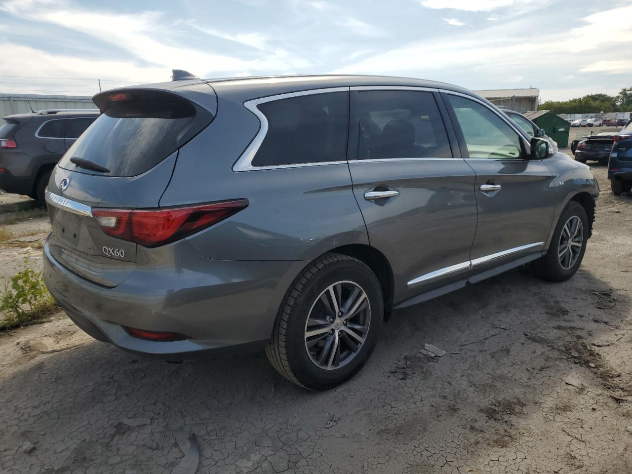 2018 Infiniti Qx60 Gray vin: 5N1DL0MM2JC524820