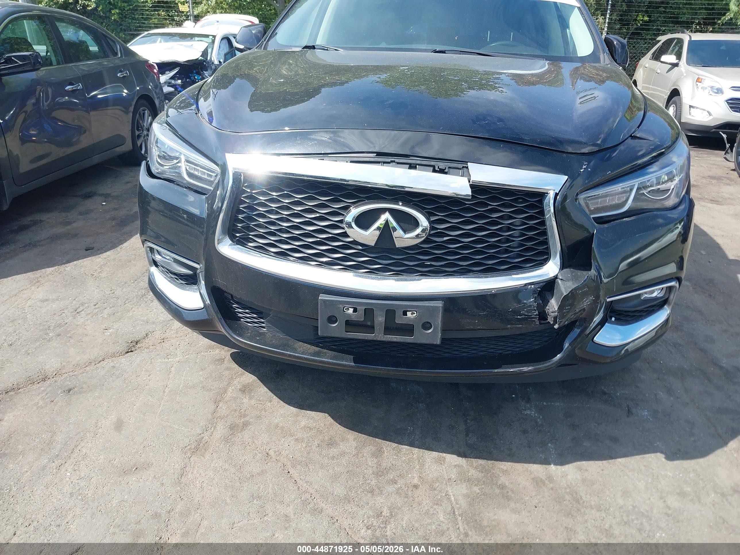 2019 Infiniti Qx60 Pure Black vin: 5N1DL0MM2KC559357