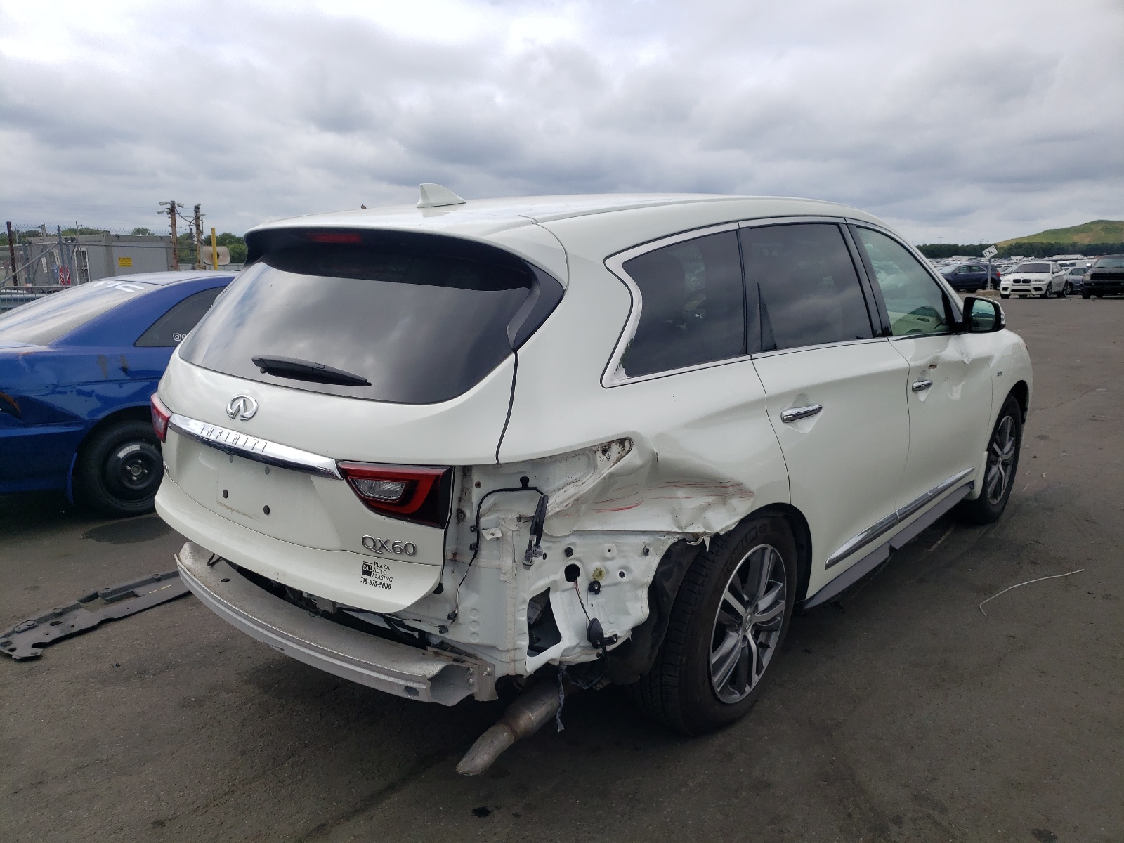 2020 Infiniti Qx60 Luxe White vin: 5N1DL0MM2LC520401