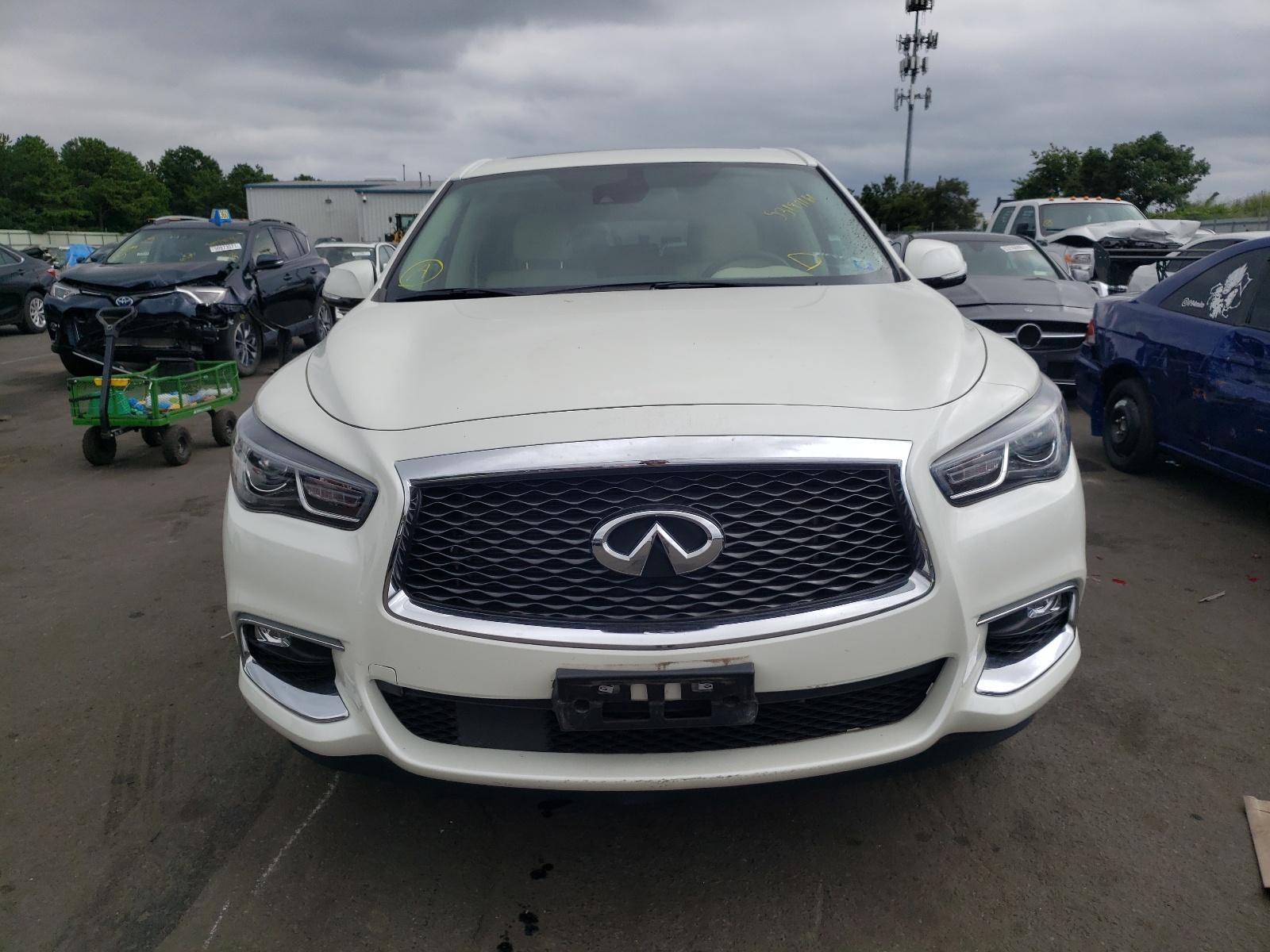 2020 Infiniti Qx60 Luxe White vin: 5N1DL0MM2LC520401