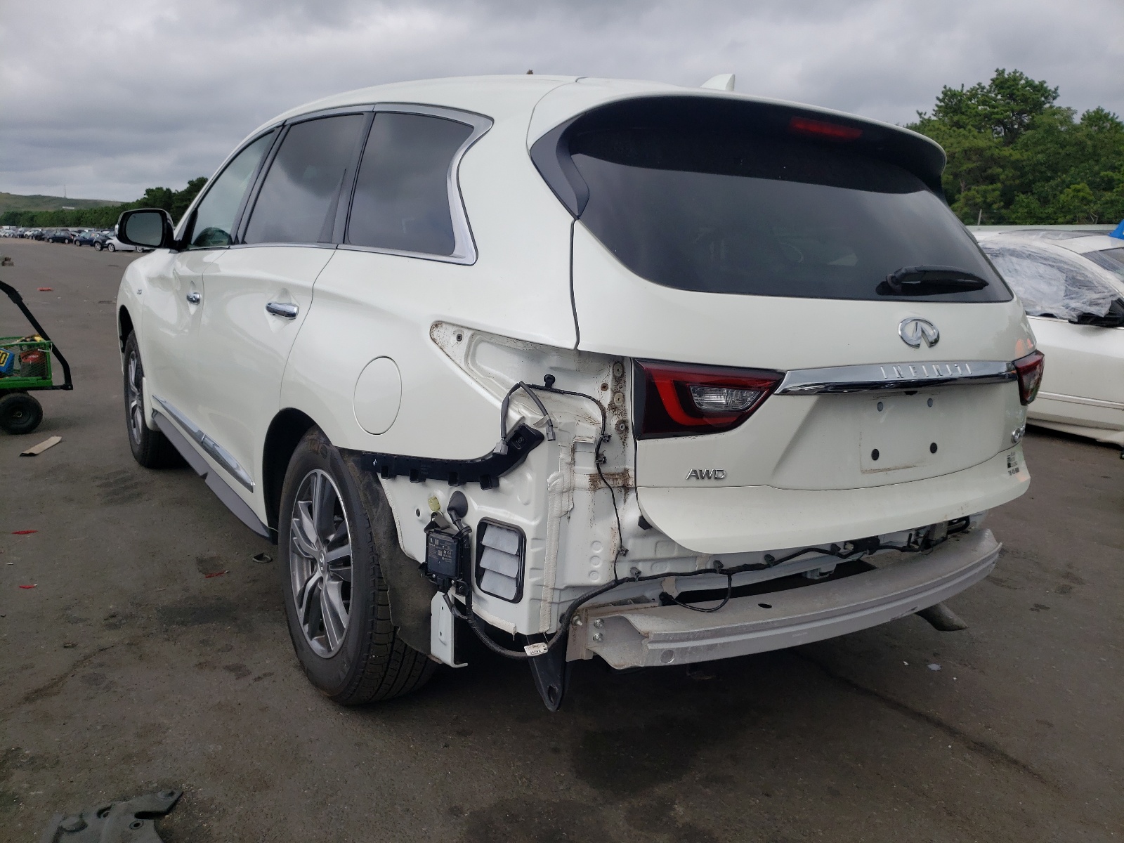 2020 Infiniti Qx60 Luxe White vin: 5N1DL0MM2LC520401