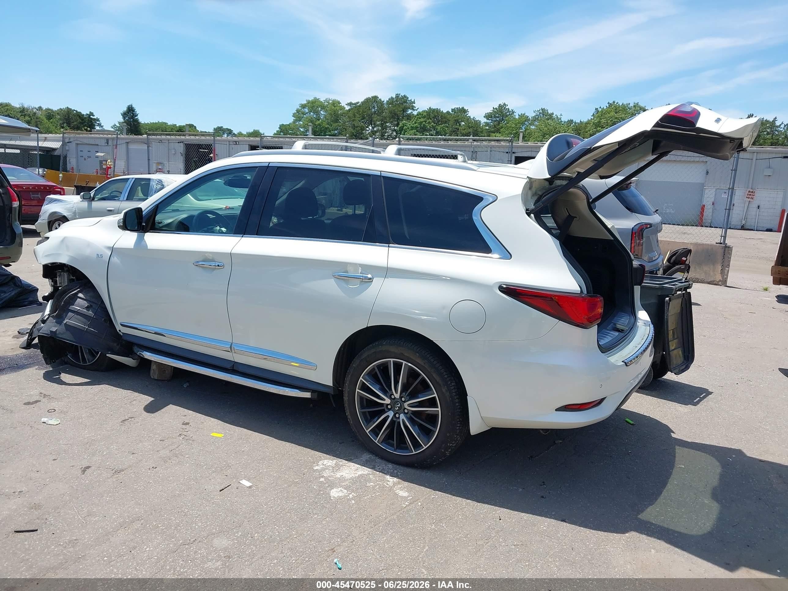 2020 Infiniti Qx60 Luxe Awd White vin: 5N1DL0MM2LC545878