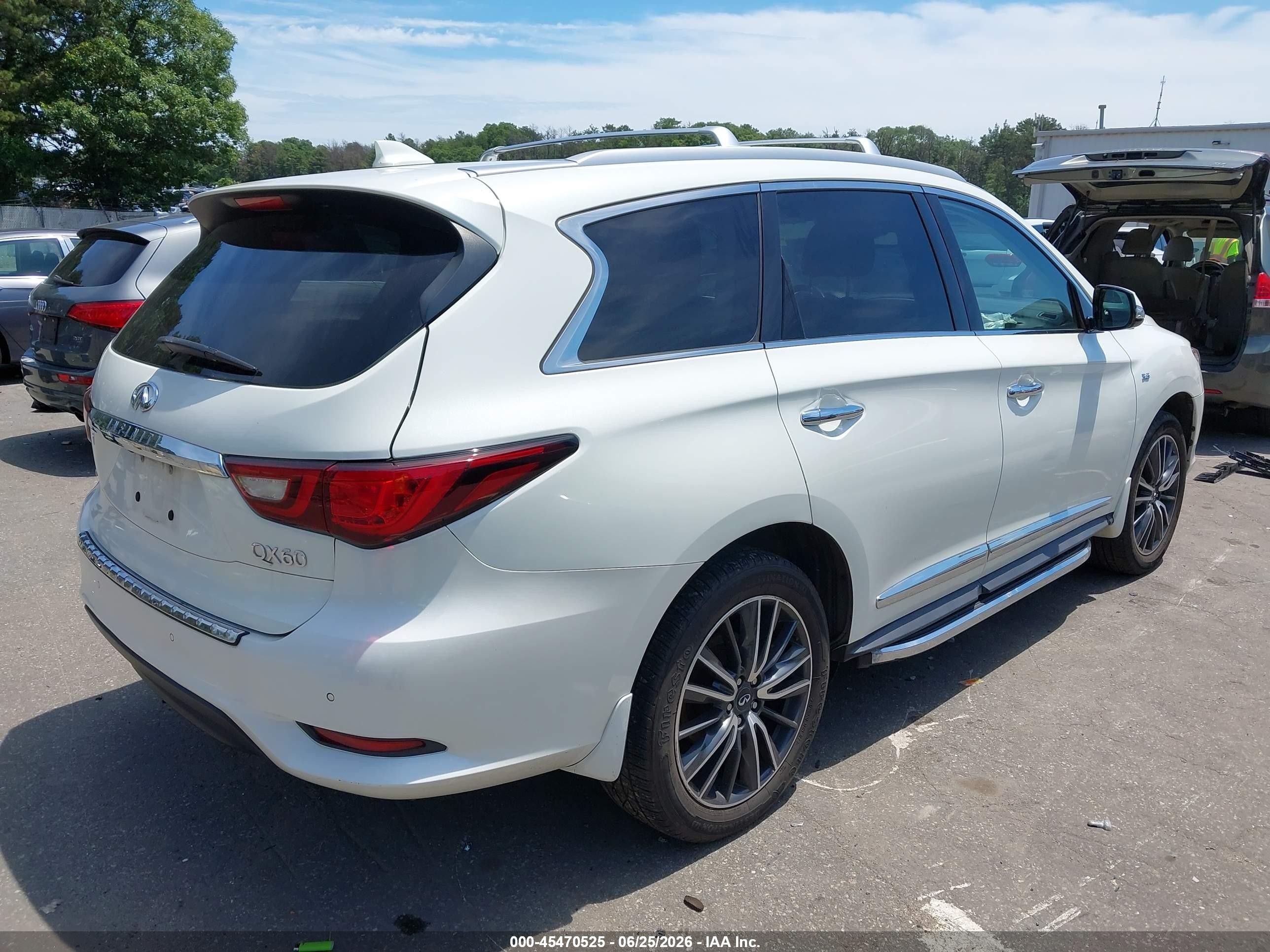 2020 Infiniti Qx60 Luxe Awd White vin: 5N1DL0MM2LC545878