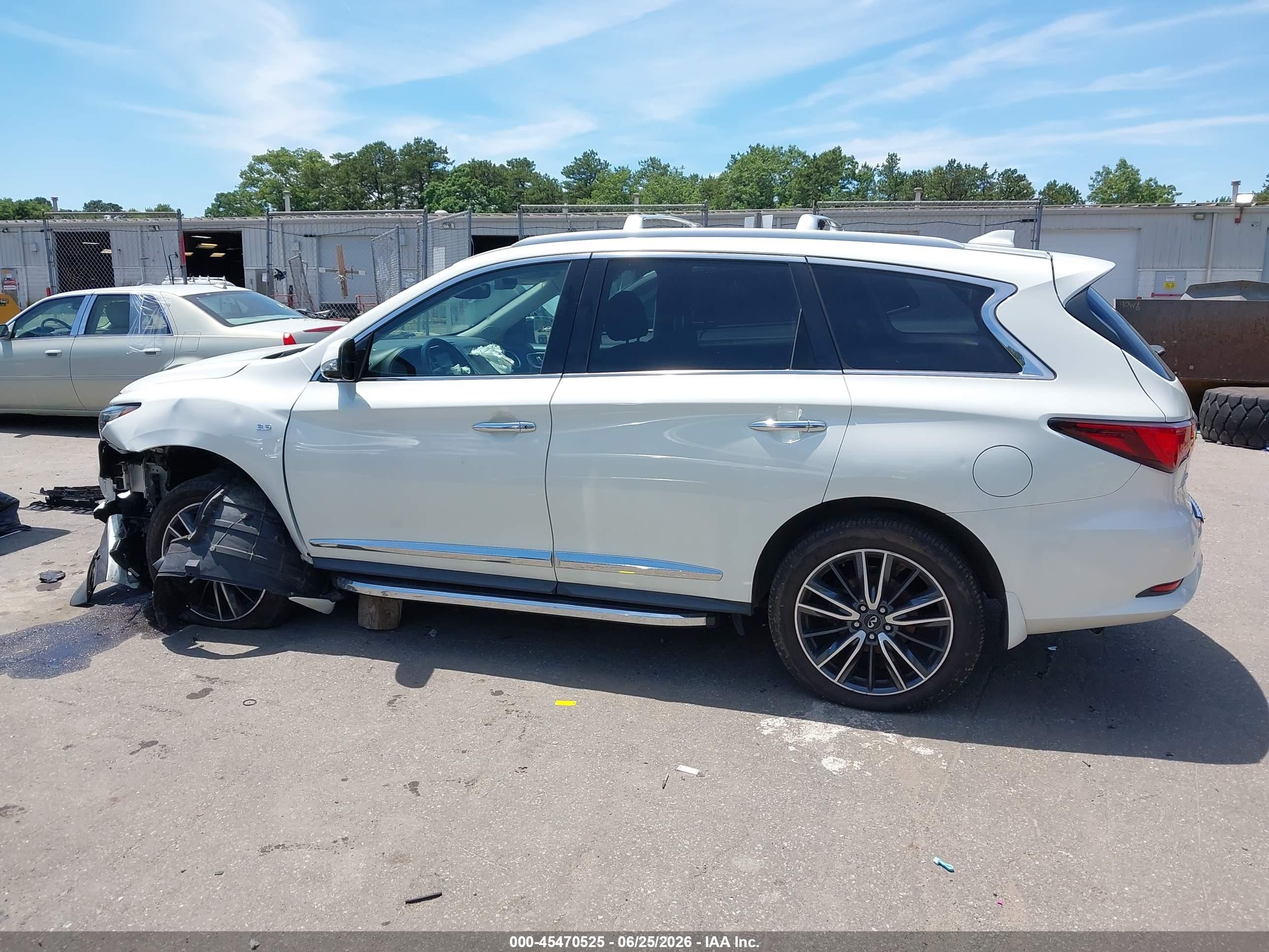 2020 Infiniti Qx60 Luxe Awd White vin: 5N1DL0MM2LC545878