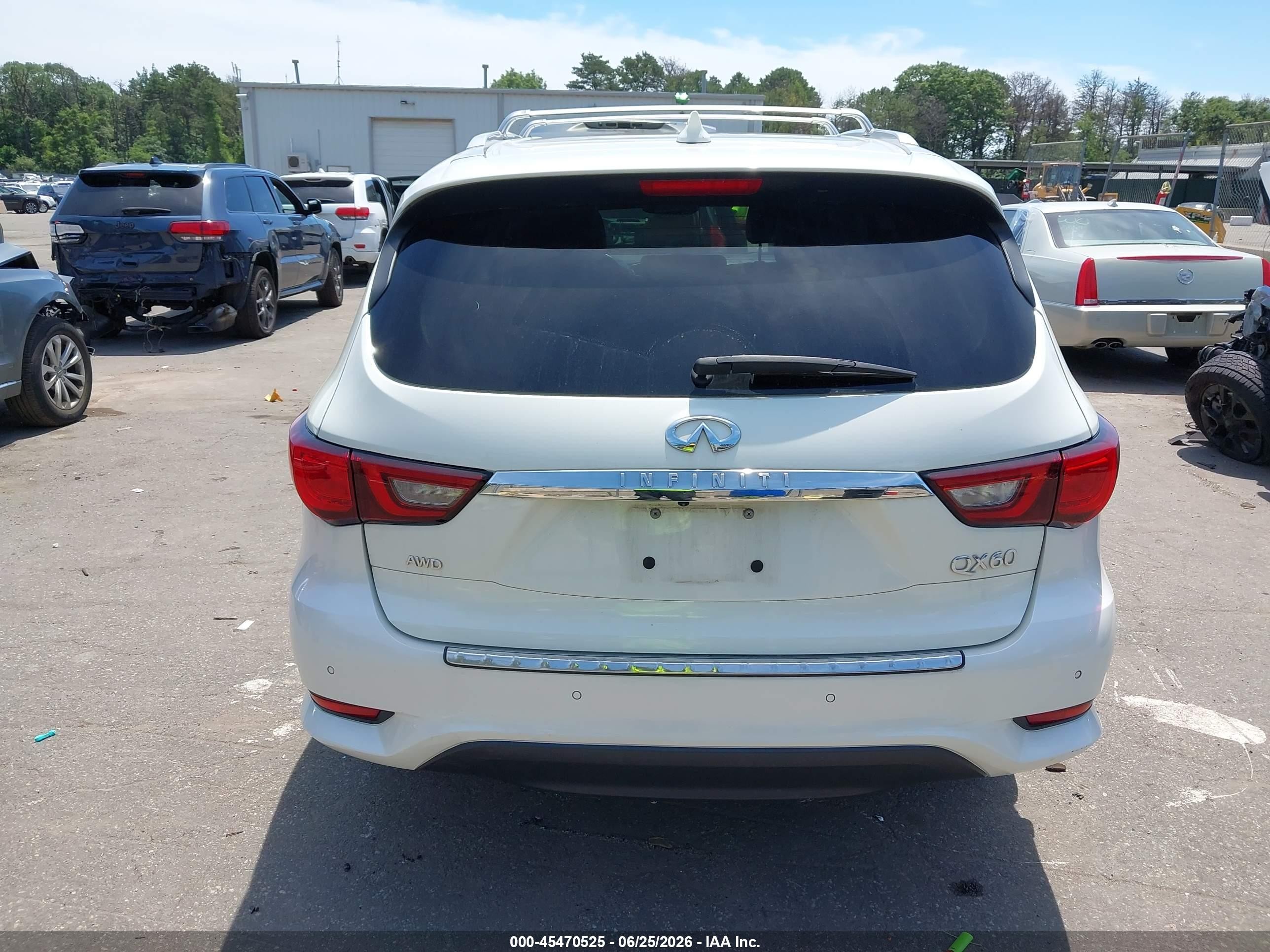 2020 Infiniti Qx60 Luxe Awd White vin: 5N1DL0MM2LC545878