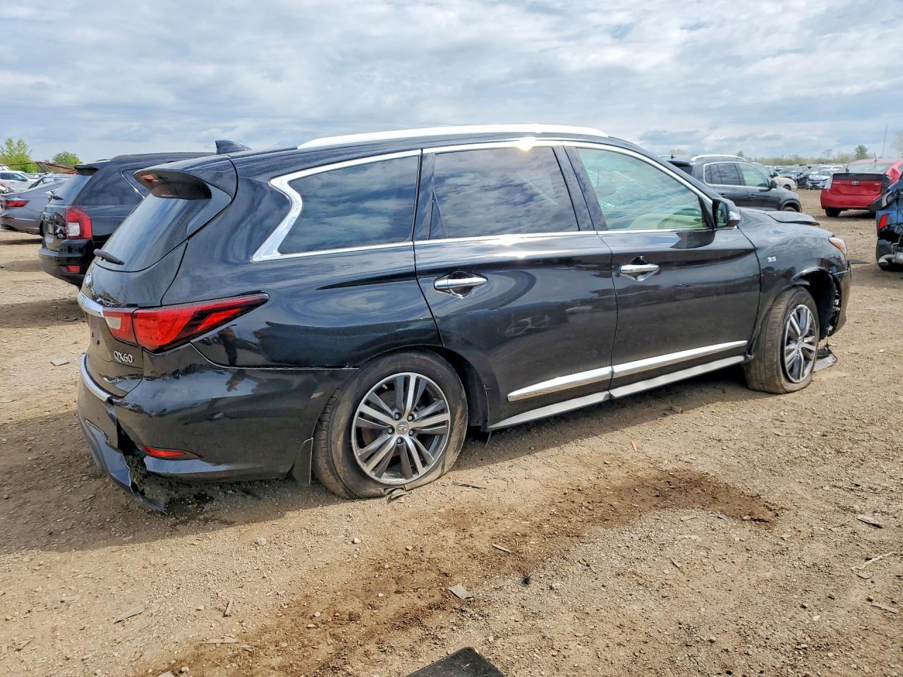 2018 Infiniti Qx60 Base Black vin: 5N1DL0MM3JC508707