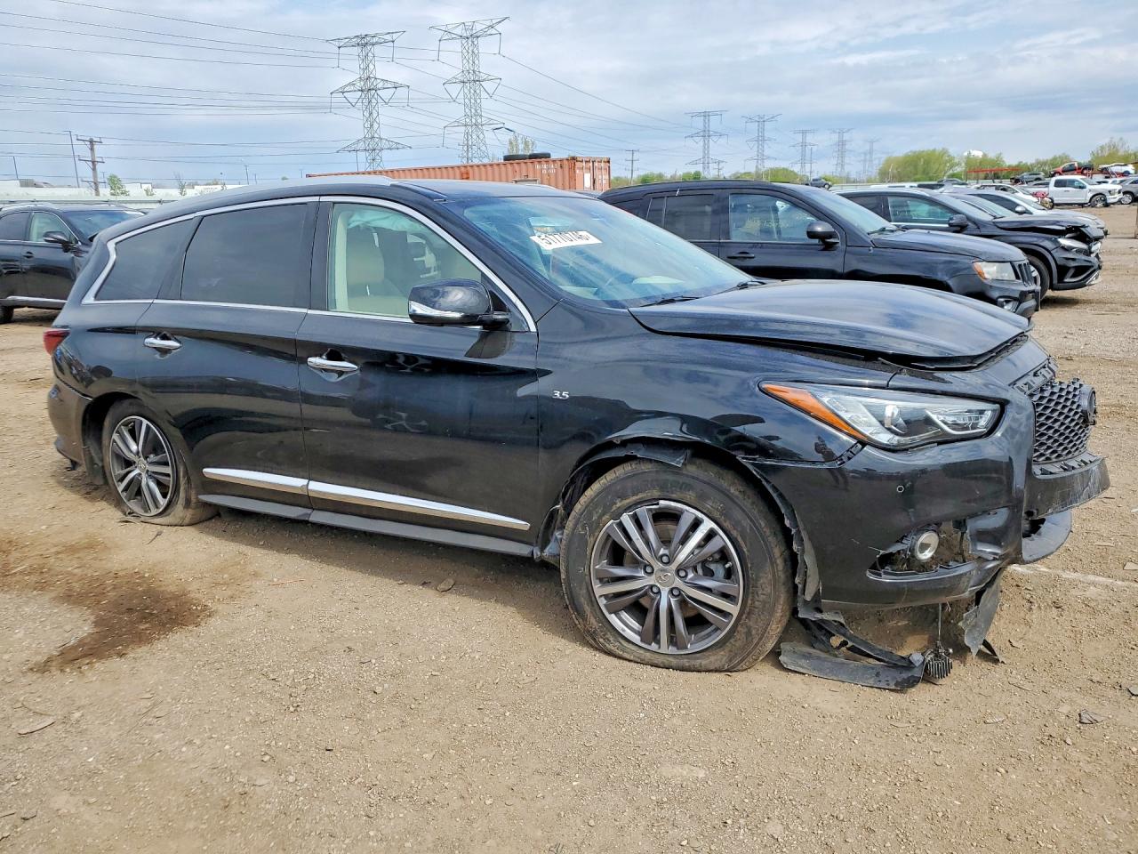 2018 Infiniti Qx60 Base Black vin: 5N1DL0MM3JC508707