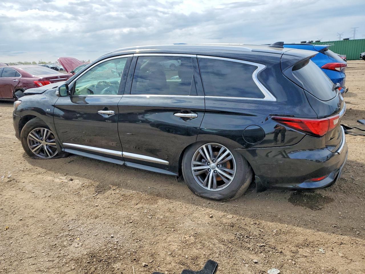 2018 Infiniti Qx60 Base Black vin: 5N1DL0MM3JC508707