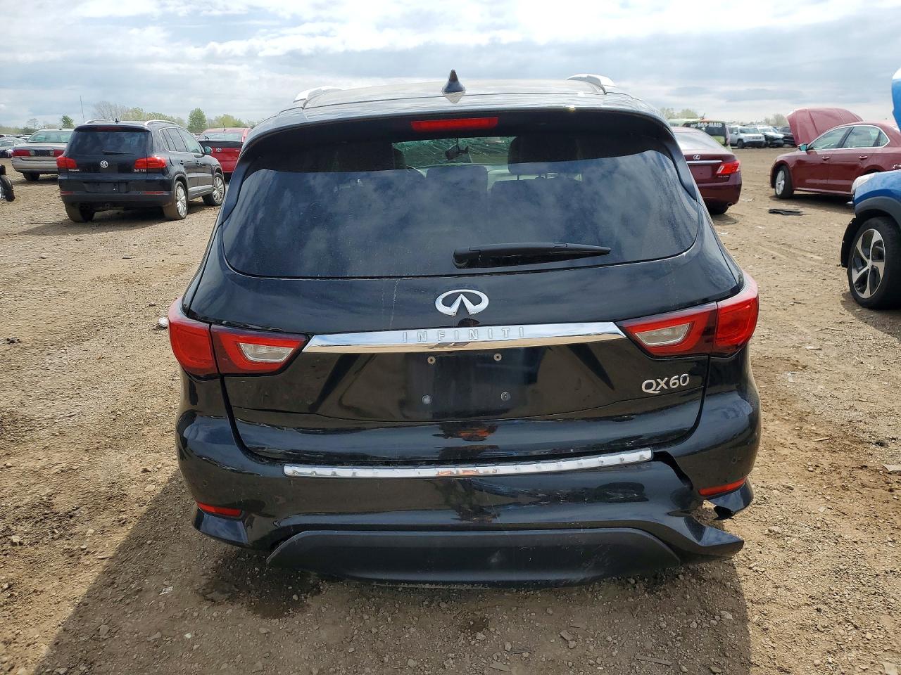 2018 Infiniti Qx60 Base Black vin: 5N1DL0MM3JC508707