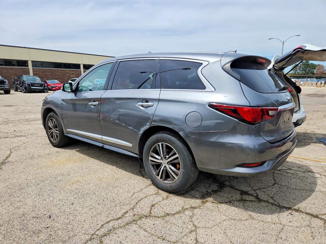 2018 Infiniti Qx60 Base Gray vin: 5N1DL0MM3JC531579