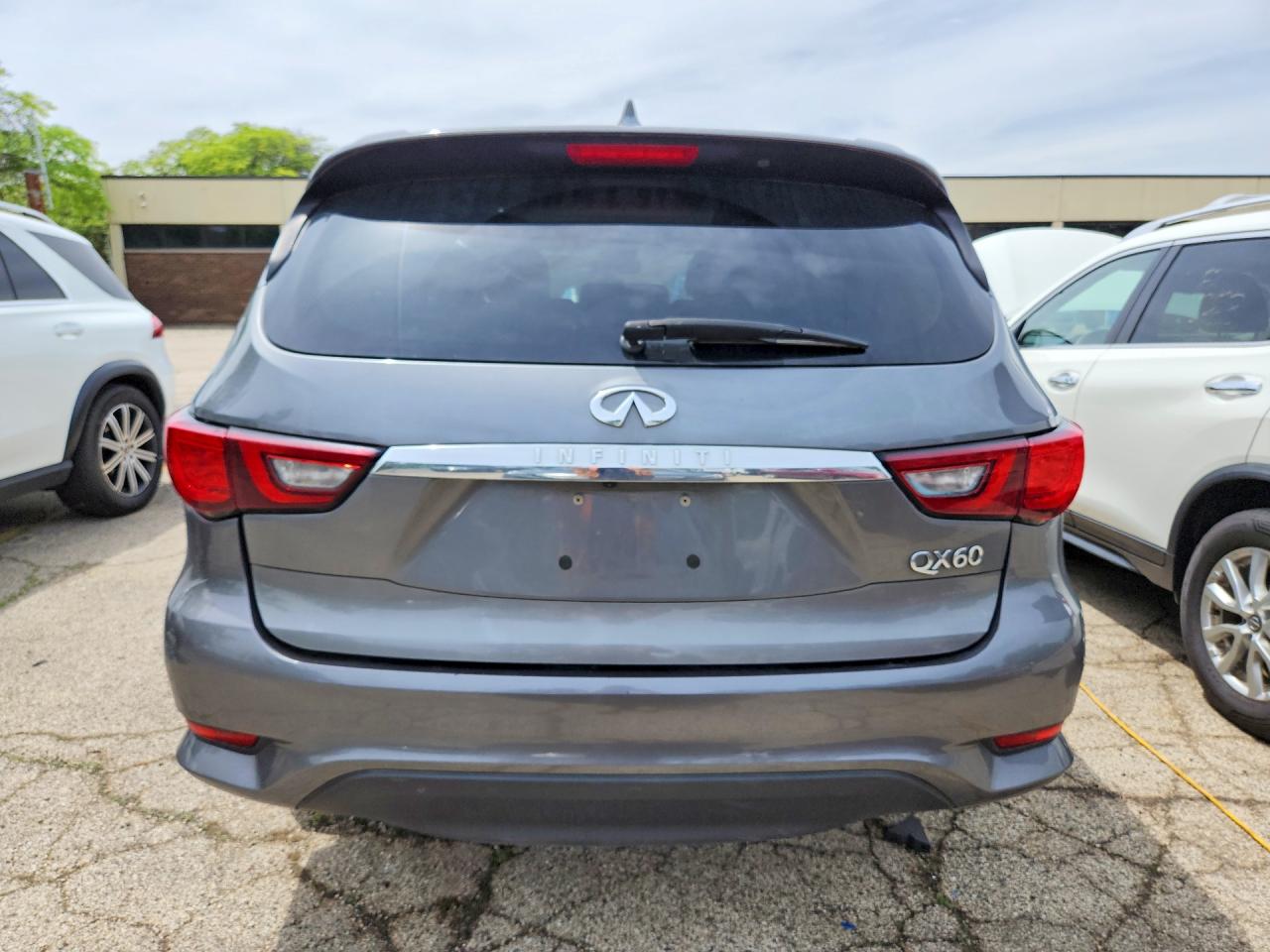 2018 Infiniti Qx60 Base Gray vin: 5N1DL0MM3JC531579