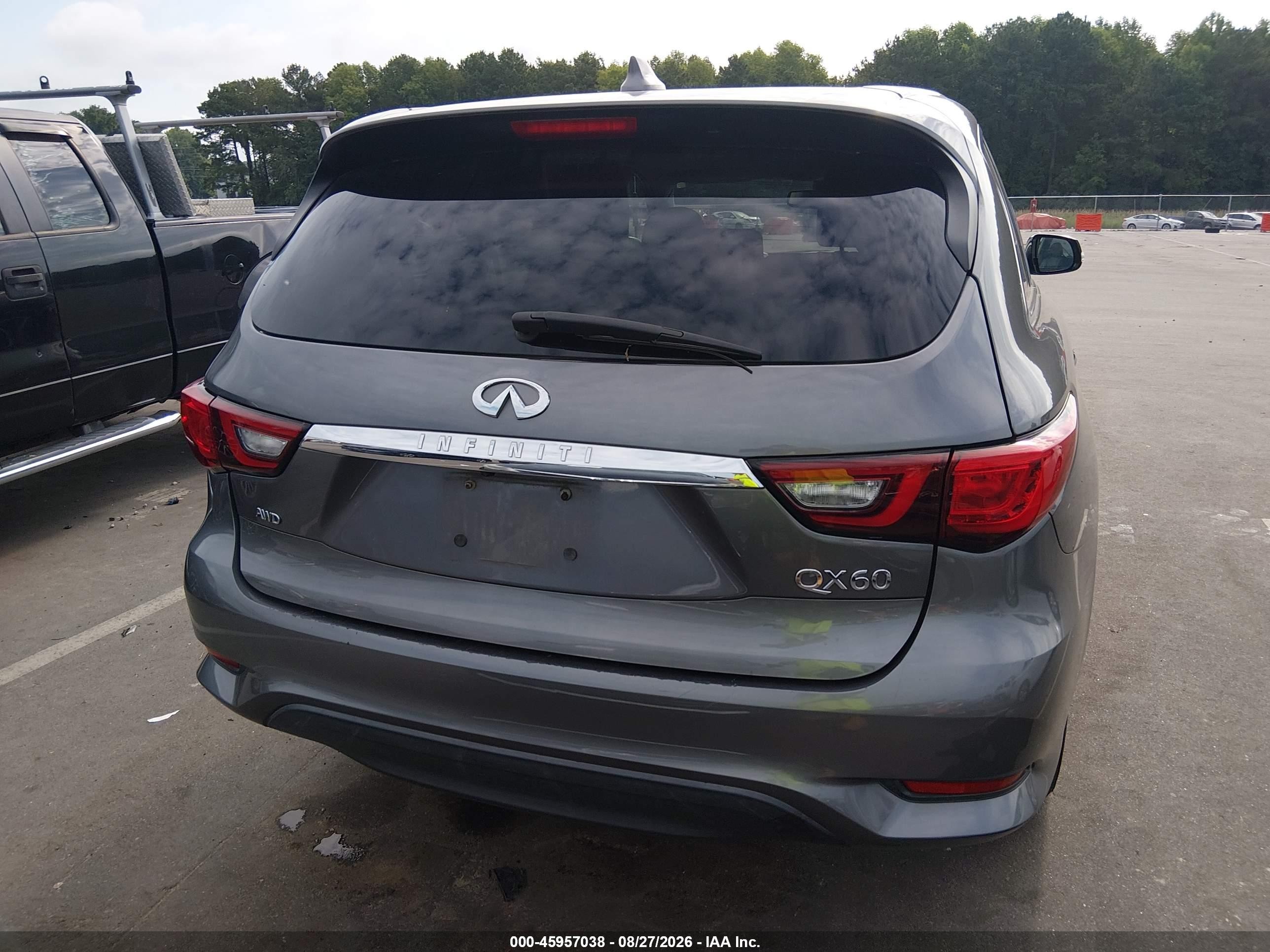 2019 Infiniti Qx60 Pure Gray vin: 5N1DL0MM3KC551686