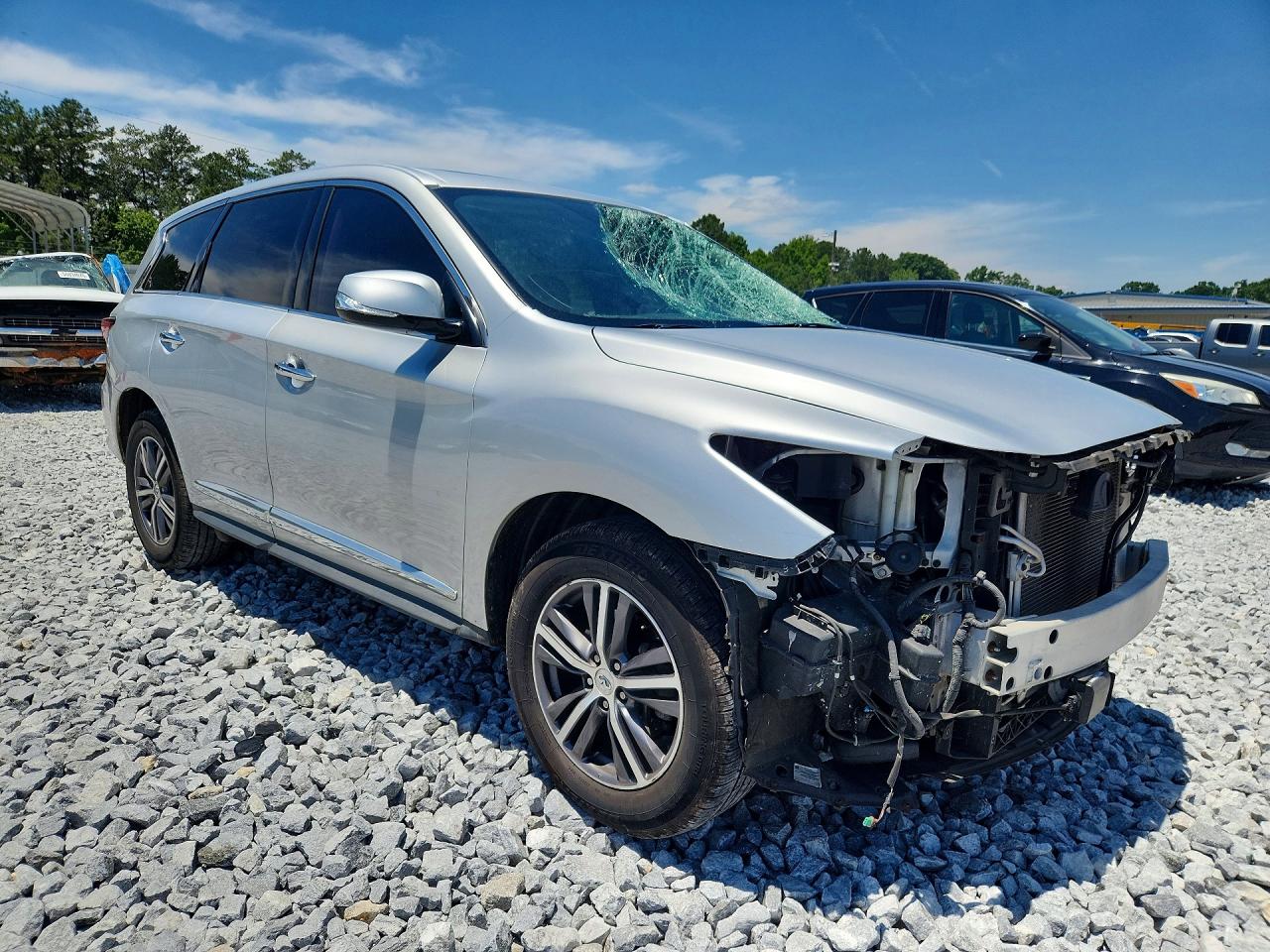 2019 Infiniti Qx60 Pure Silver vin: 5N1DL0MM3KC557276