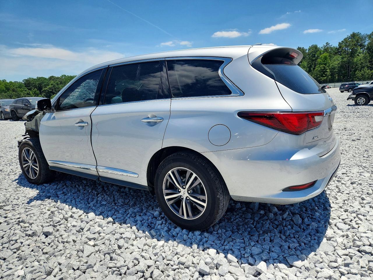 2019 Infiniti Qx60 Pure Silver vin: 5N1DL0MM3KC557276