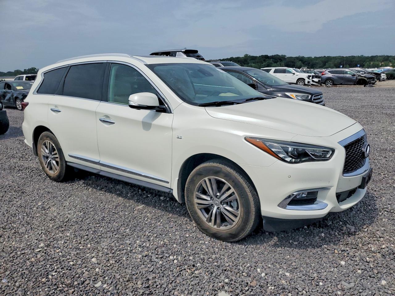 2020 Infiniti Qx60 Luxe Белый vin: 5N1DL0MM3LC520438
