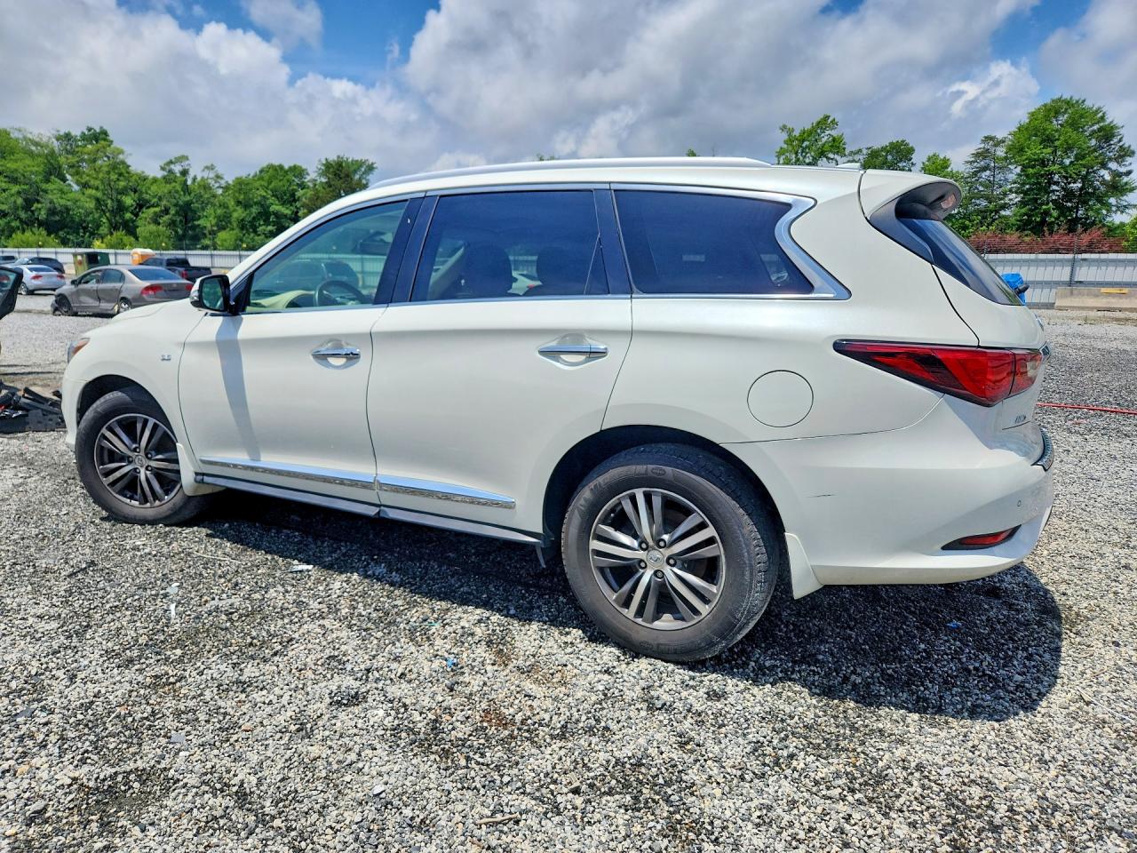 2020 Infiniti Qx60 Luxe White vin: 5N1DL0MM3LC522142