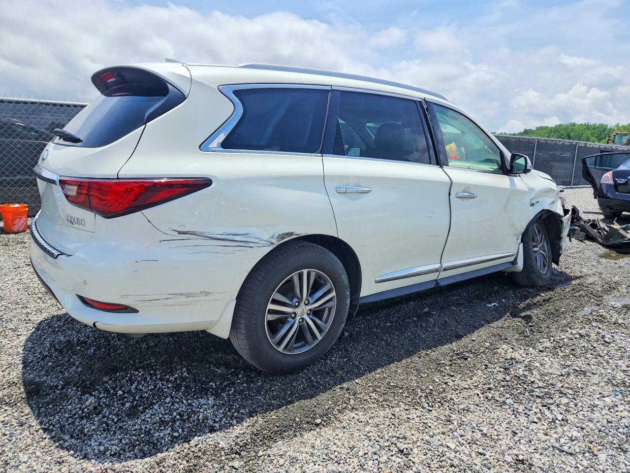 2020 Infiniti Qx60 Luxe White vin: 5N1DL0MM3LC522142