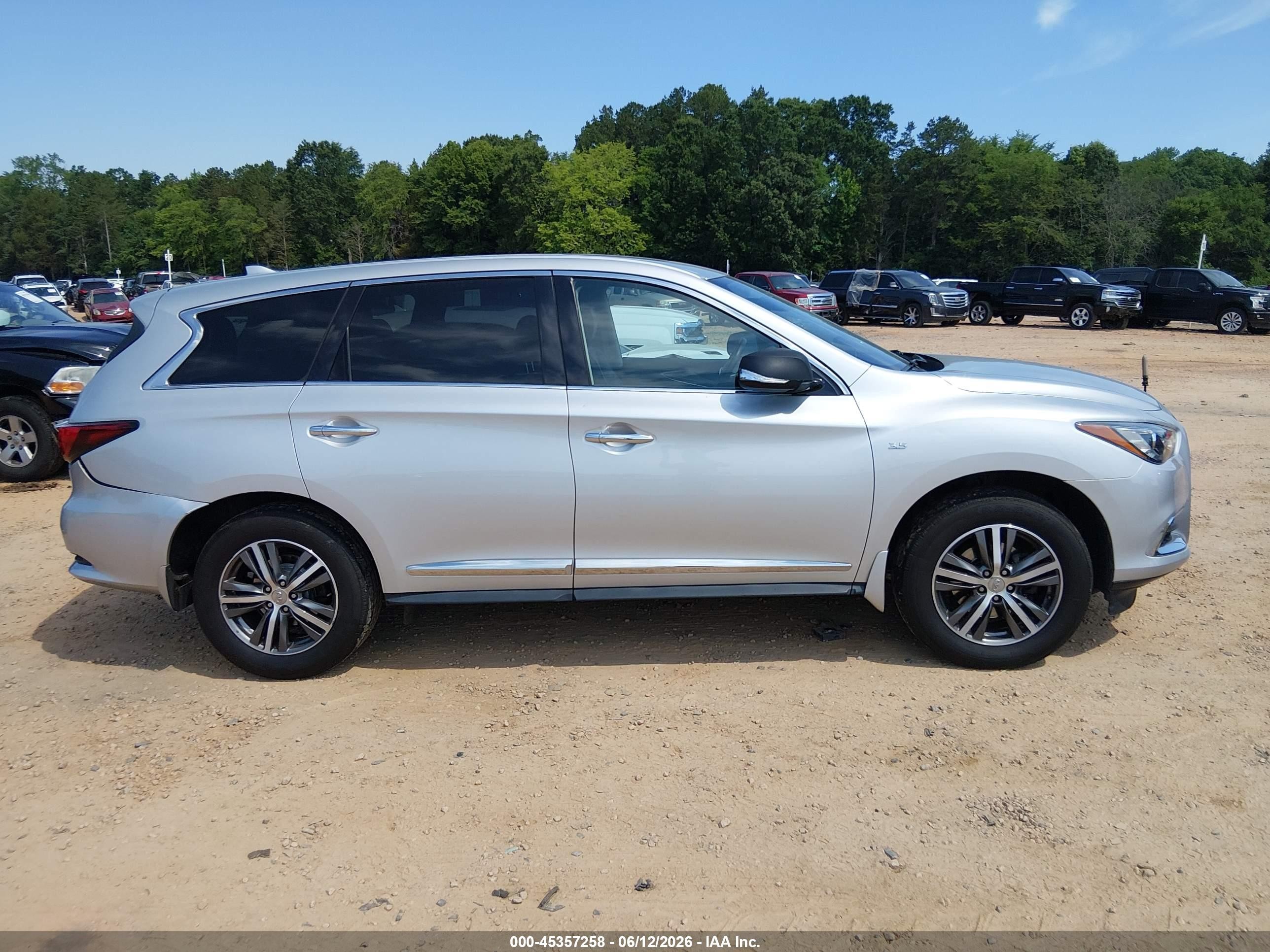 2020 Infiniti Qx60 Pure Awd Silver vin: 5N1DL0MM3LC538941
