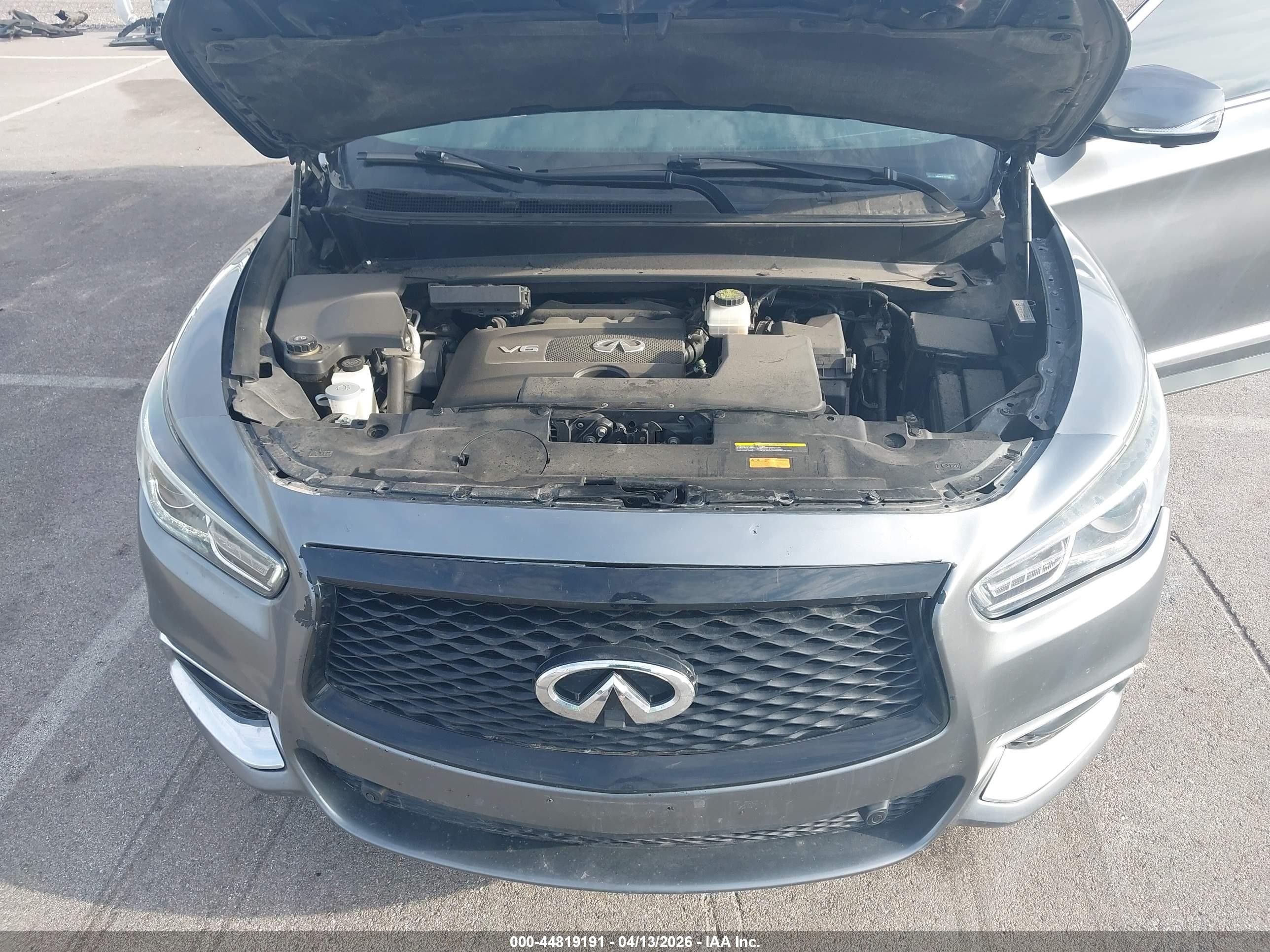 2017 Infiniti Qx60   Gray vin: 5N1DL0MM4HC501520