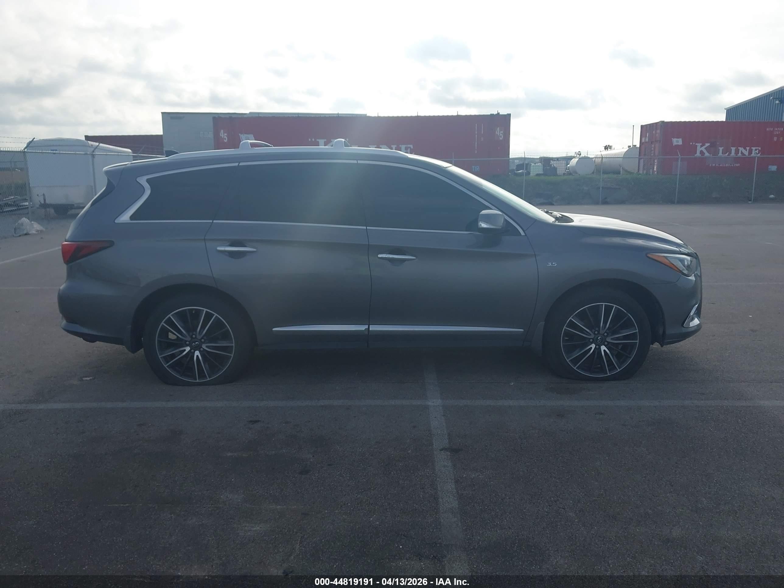 2017 Infiniti Qx60   Gray vin: 5N1DL0MM4HC501520