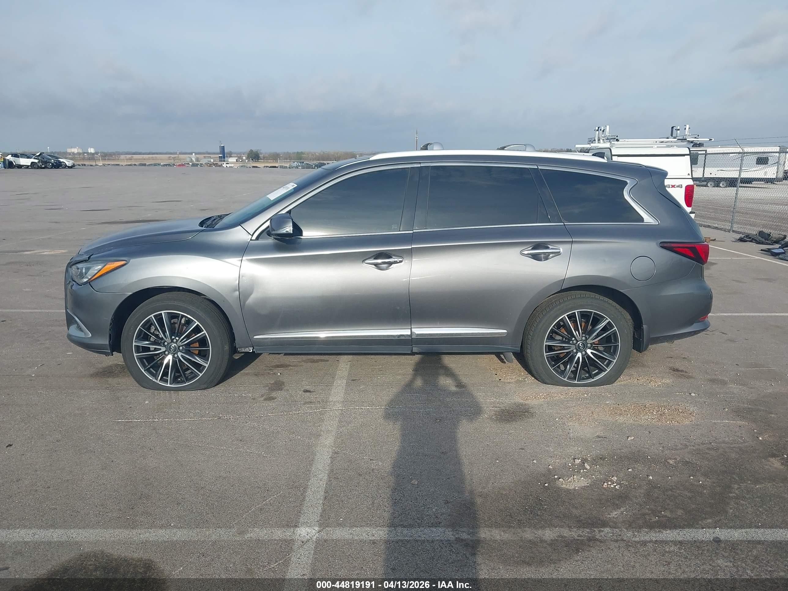 2017 Infiniti Qx60   Gray vin: 5N1DL0MM4HC501520