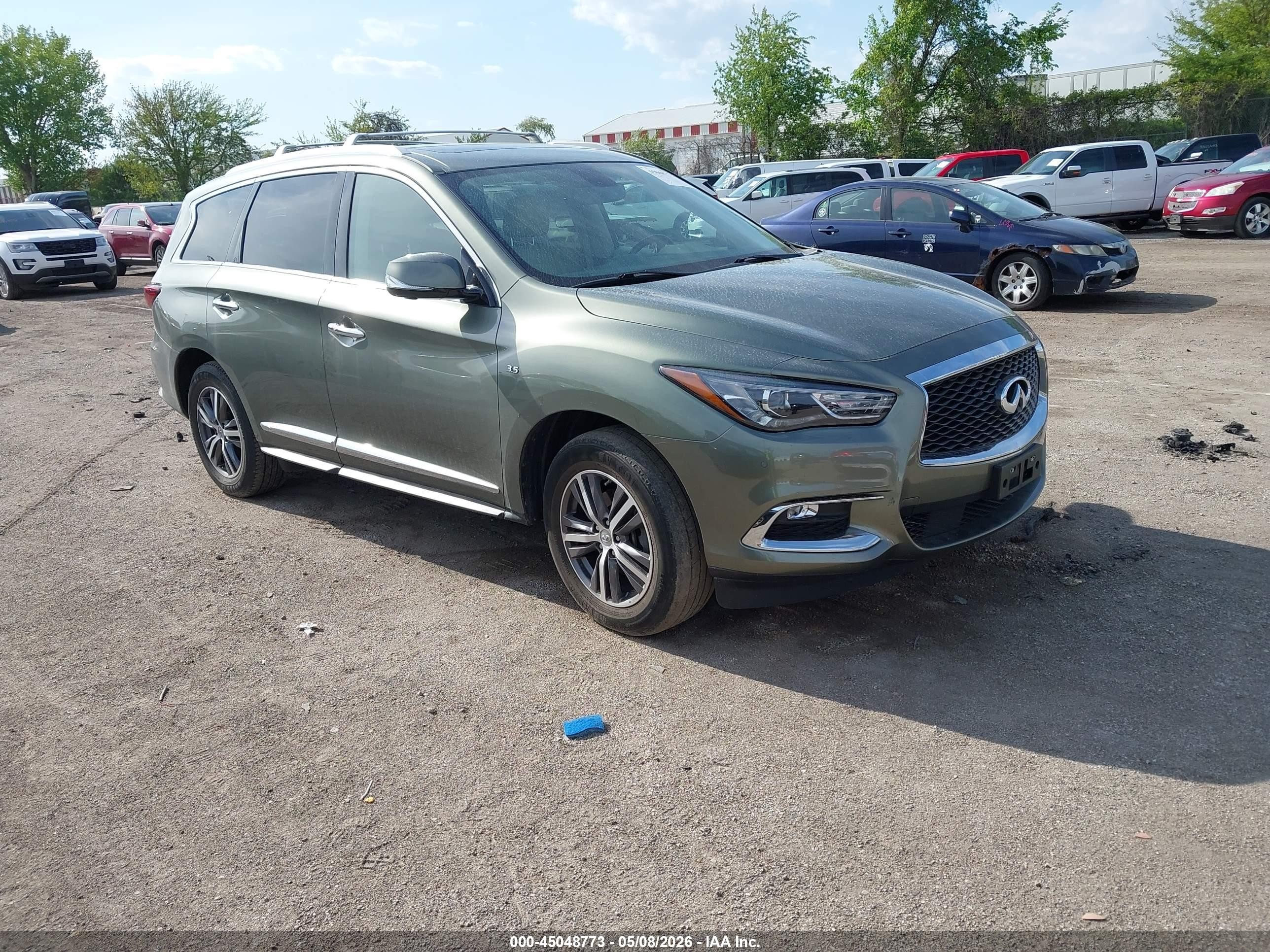 2017 Infiniti Qx60 Green vin: 5N1DL0MM4HC525784