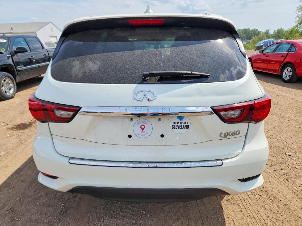 2019 Infiniti Qx60 Luxe White vin: 5N1DL0MM4KC504019
