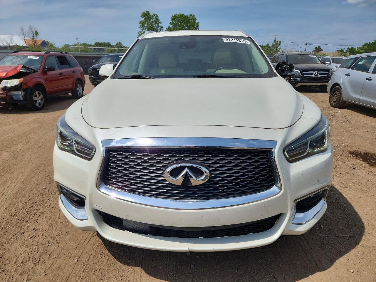 2019 Infiniti Qx60 Luxe White vin: 5N1DL0MM4KC504019