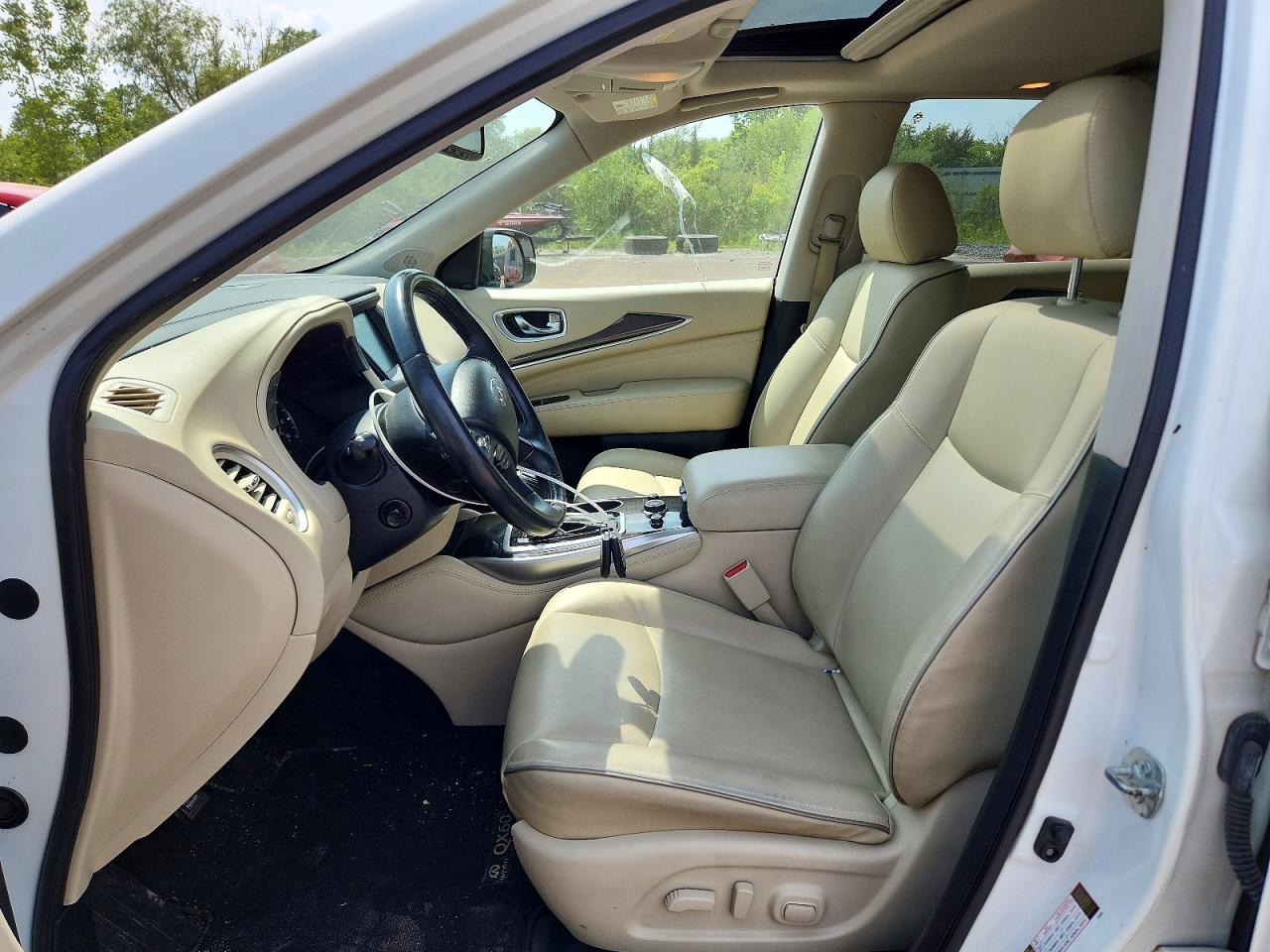 2019 Infiniti Qx60 Luxe White vin: 5N1DL0MM4KC504019