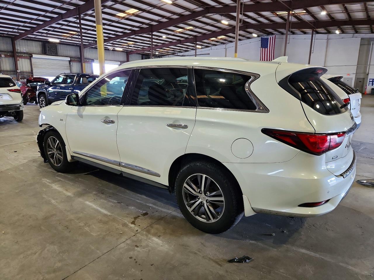2019 Infiniti Qx60 Luxe White vin: 5N1DL0MM4KC567301