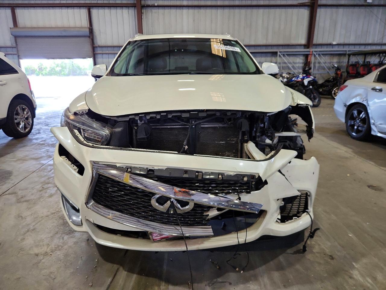 2019 Infiniti Qx60 Luxe White vin: 5N1DL0MM4KC567301
