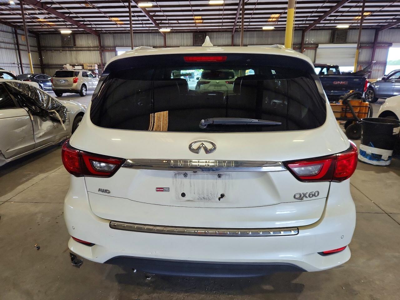 2019 Infiniti Qx60 Luxe White vin: 5N1DL0MM4KC567301