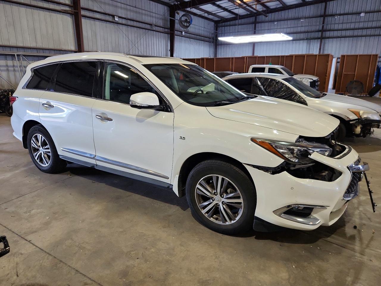 2019 Infiniti Qx60 Luxe White vin: 5N1DL0MM4KC567301