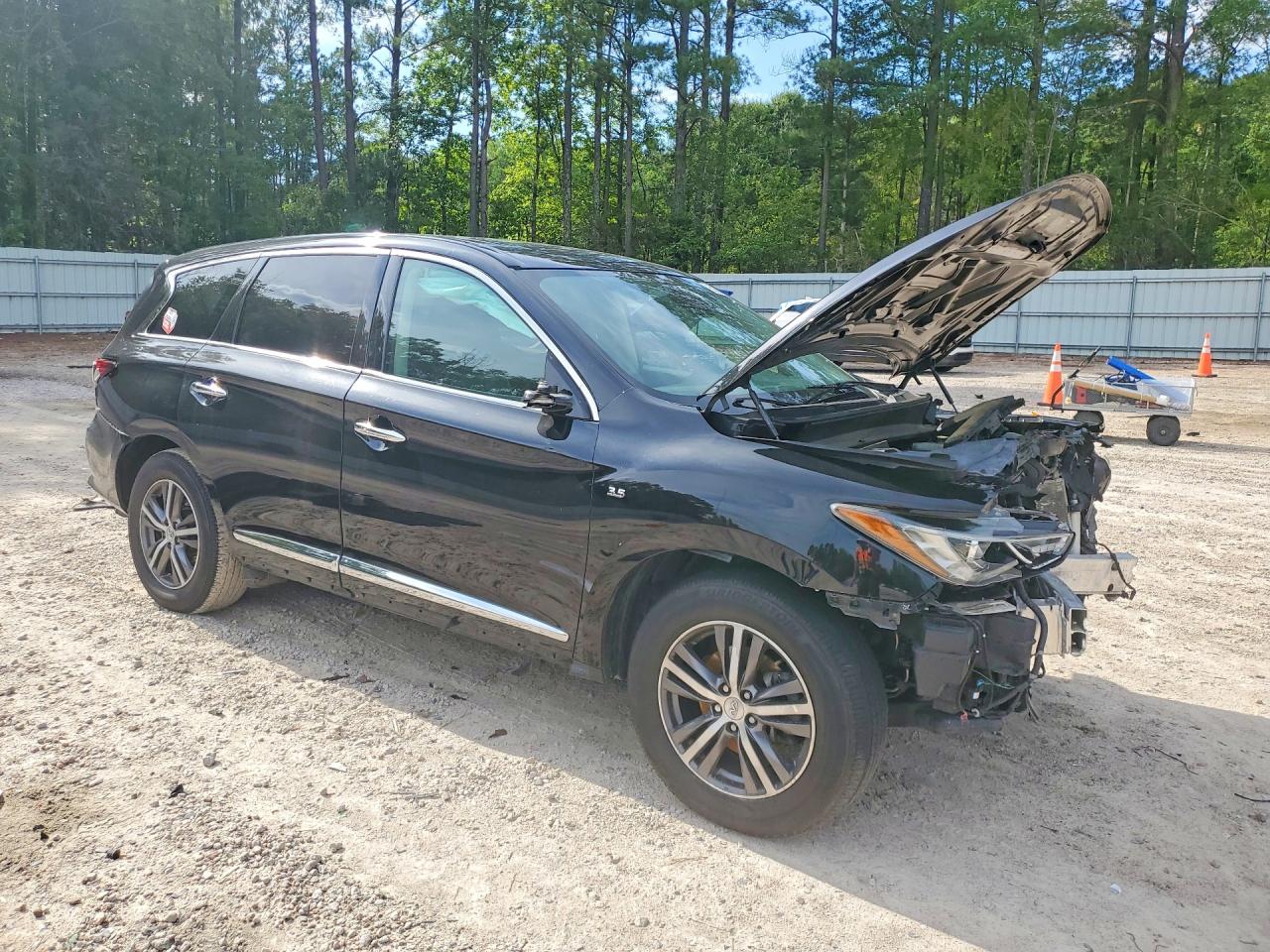 2019 Infiniti Qx60 Pure Black vin: 5N1DL0MM4KC569081