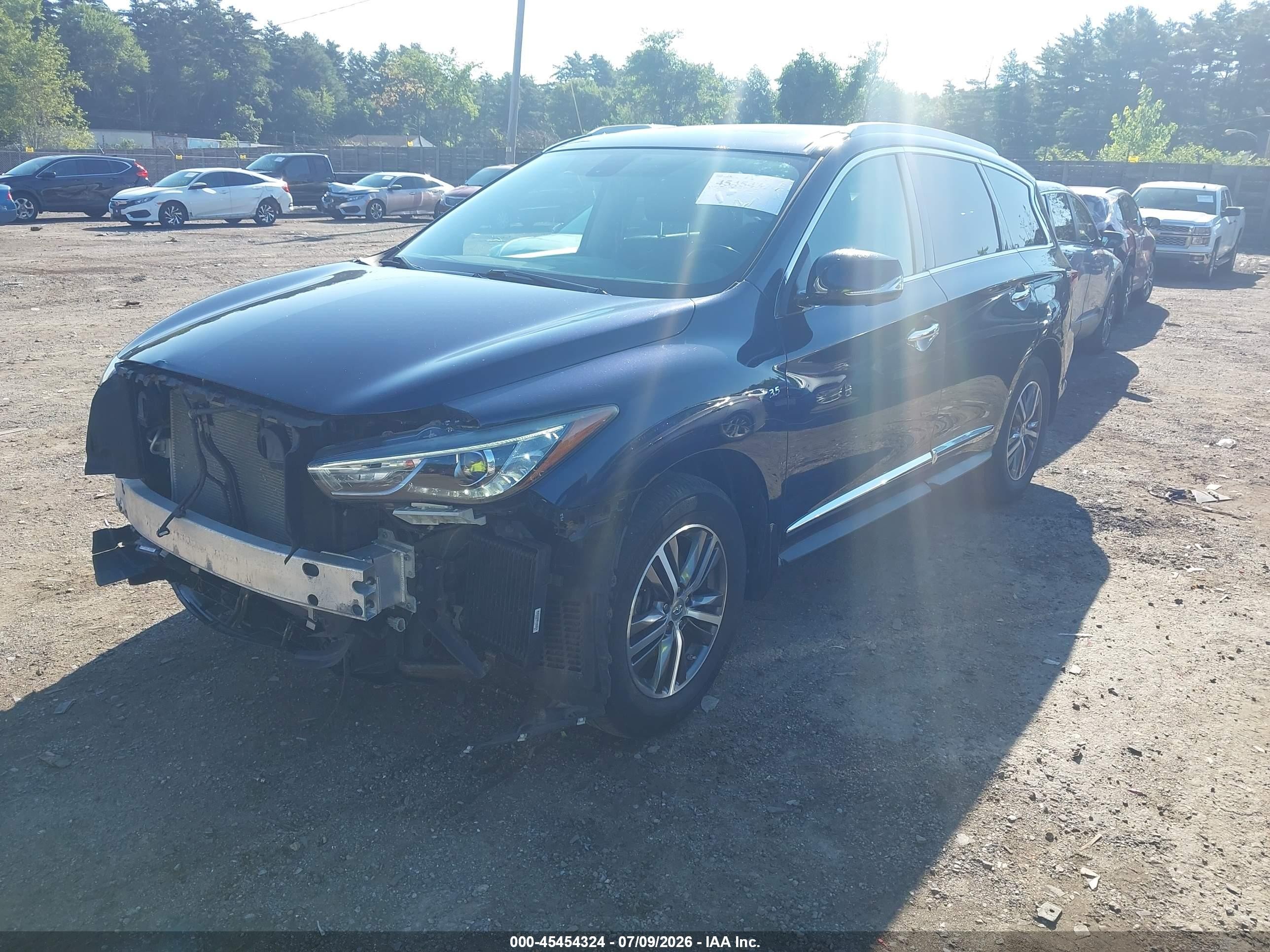 2017 Infiniti Qx60   Blue vin: 5N1DL0MM5HC521162
