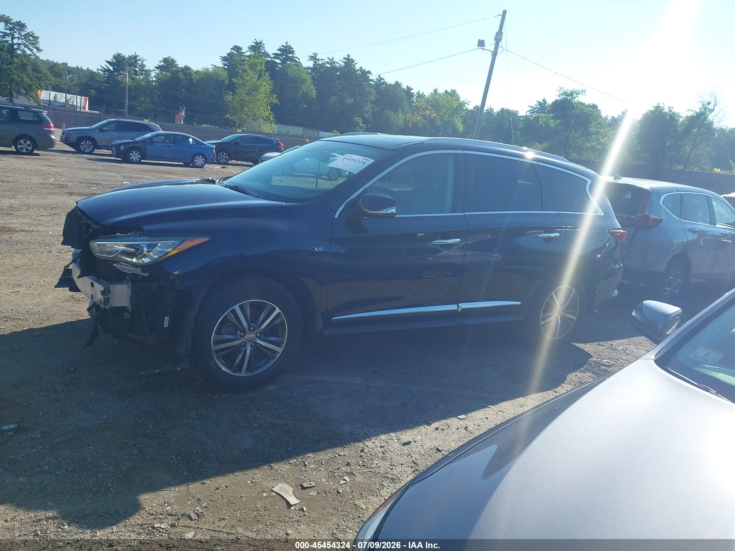 2017 Infiniti Qx60   Blue vin: 5N1DL0MM5HC521162