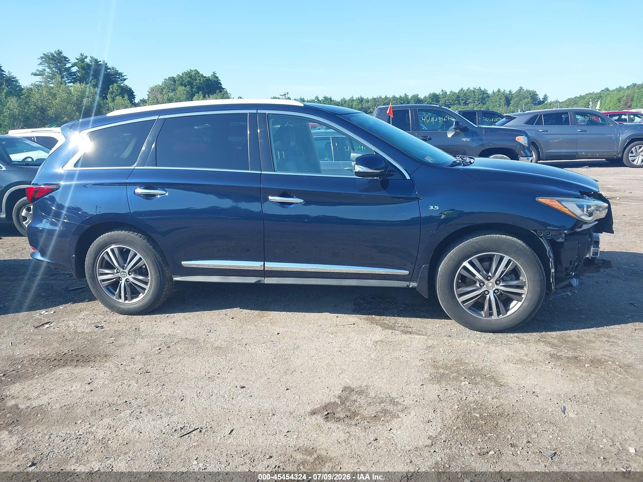2017 Infiniti Qx60   Blue vin: 5N1DL0MM5HC521162