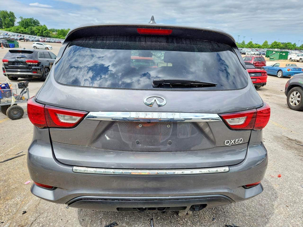 2017 Infi Qx60 Base Серый vin: 5N1DL0MM6HC529027