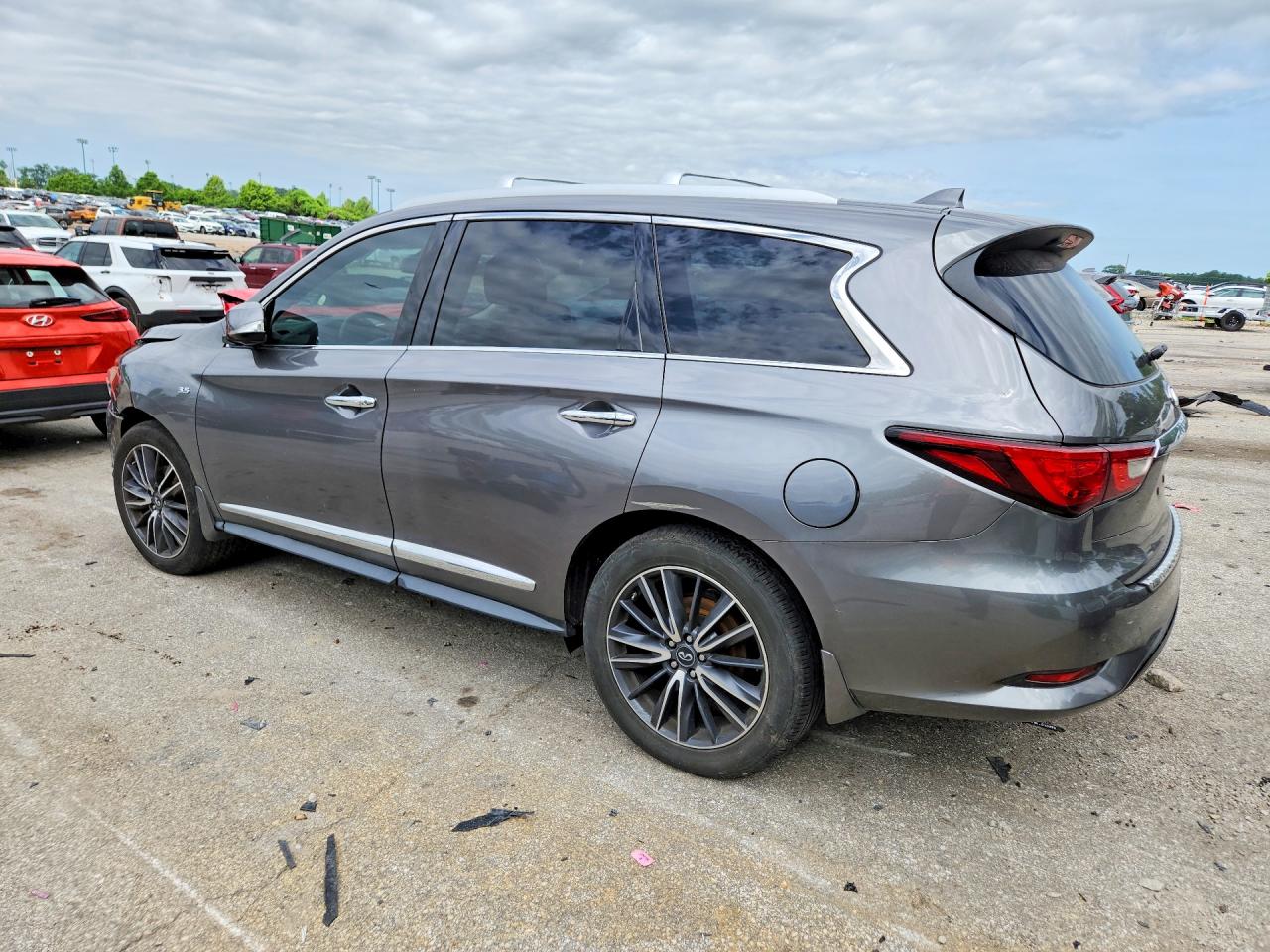 2017 Infi Qx60 Base Серый vin: 5N1DL0MM6HC529027