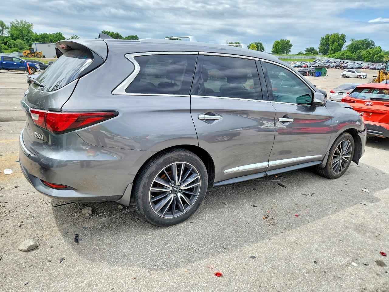 2017 Infi Qx60 Base Серый vin: 5N1DL0MM6HC529027