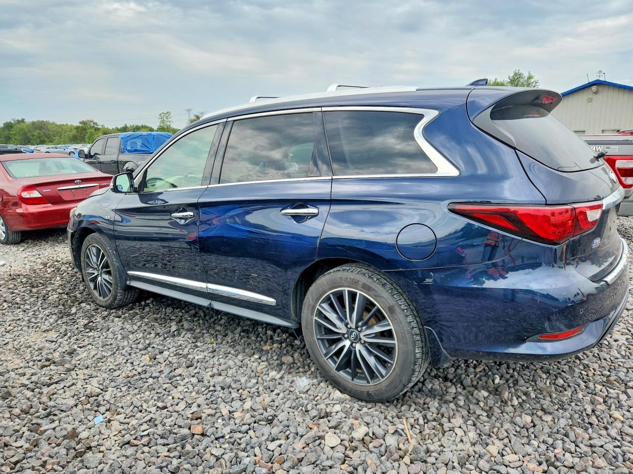 2018 Infiniti Qx60 Base Blue vin: 5N1DL0MM6JC510547